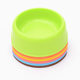 Wholesale Plastic Pet Bowl Food Bowl Dog Bowl Candy Color Cat Bowl Dog Food Bowl Single Bowl Cat and Dog Food Utensils Pet Supplies