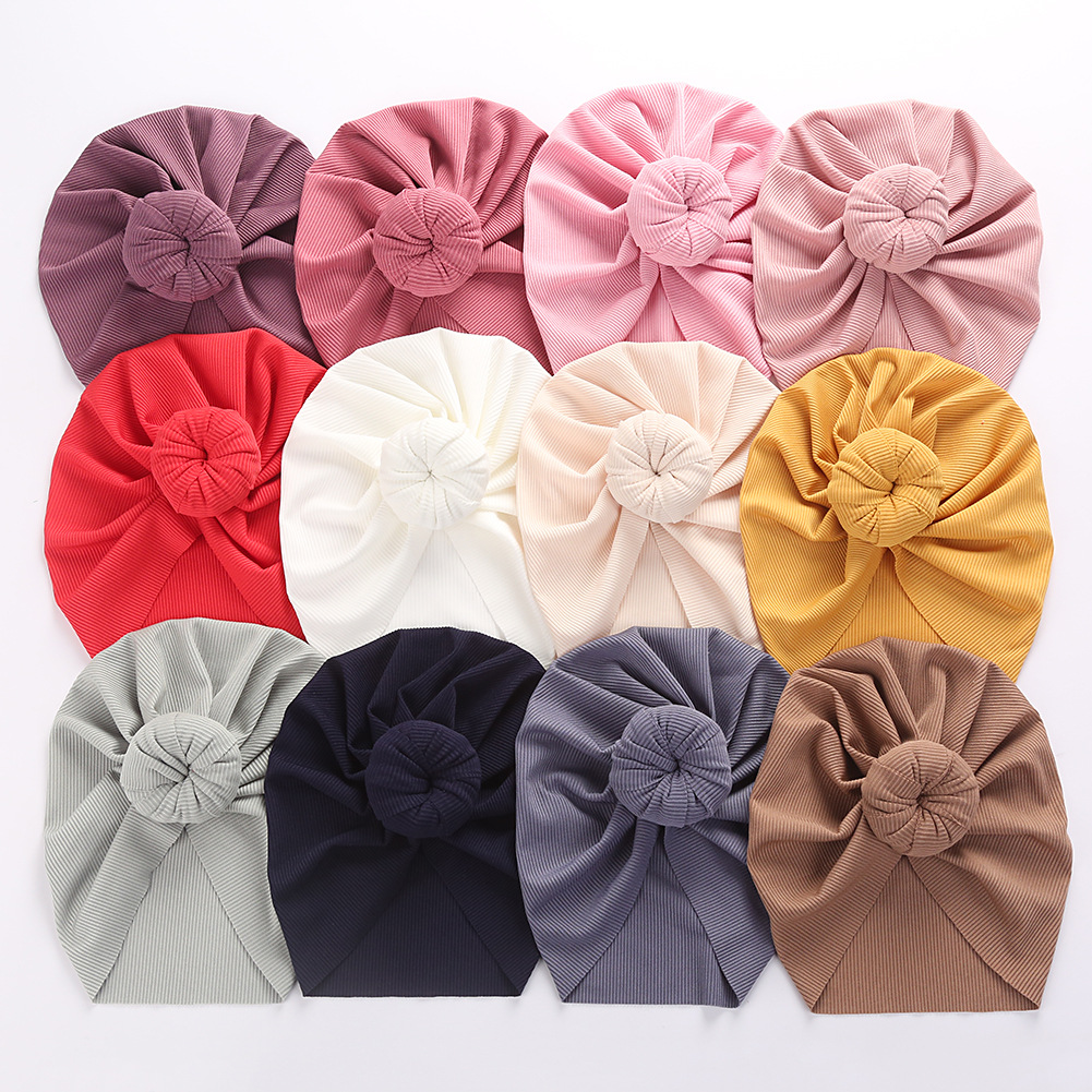 Creative new spring and autumn summer baby boys and girls baby hat donut pullover Indian cap 0-4 years old