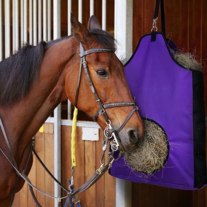 新しい大型便利な漏れ防止馬草バッグ屋外旅行用安定した馬に餌を与える使いやすい馬の餌バッグ|undefined