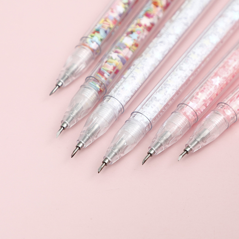 New paper cutting art knife multi-functional creative paper cutting split express pull cover five-star tungsten steel knife pen wholesale