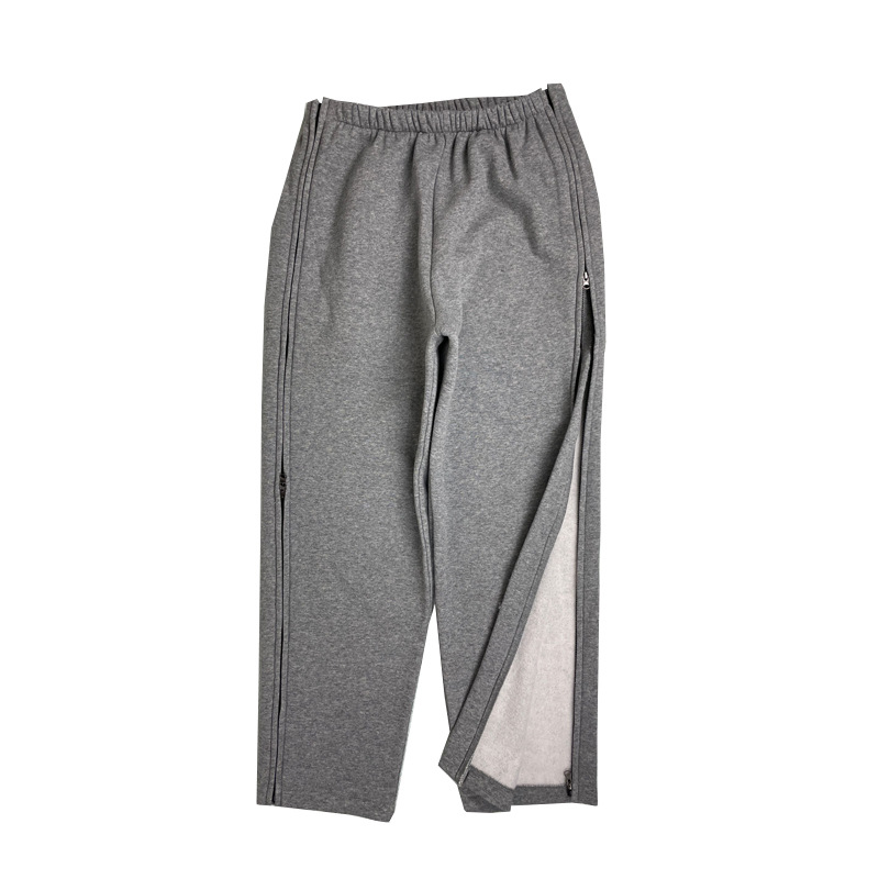 Men's and women's spring and autumn fracture pants waist leg surgery inpatient pants paralyzed bedridden elderly convenient to put on and take off pants