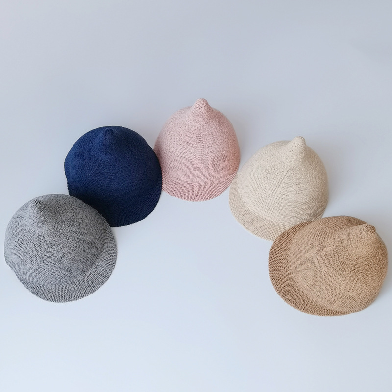 Cappello per bambini One Pan, stile coreano, traspirante, con ciuccio, parasole, protezione solare, cappello fresco per bambini_voghion.com