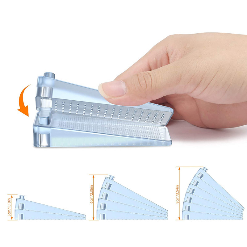 Cross-border silicone mute non-perforated stackable small door plug manufacturers wholesale anti-collision safety transparent door stop door plug