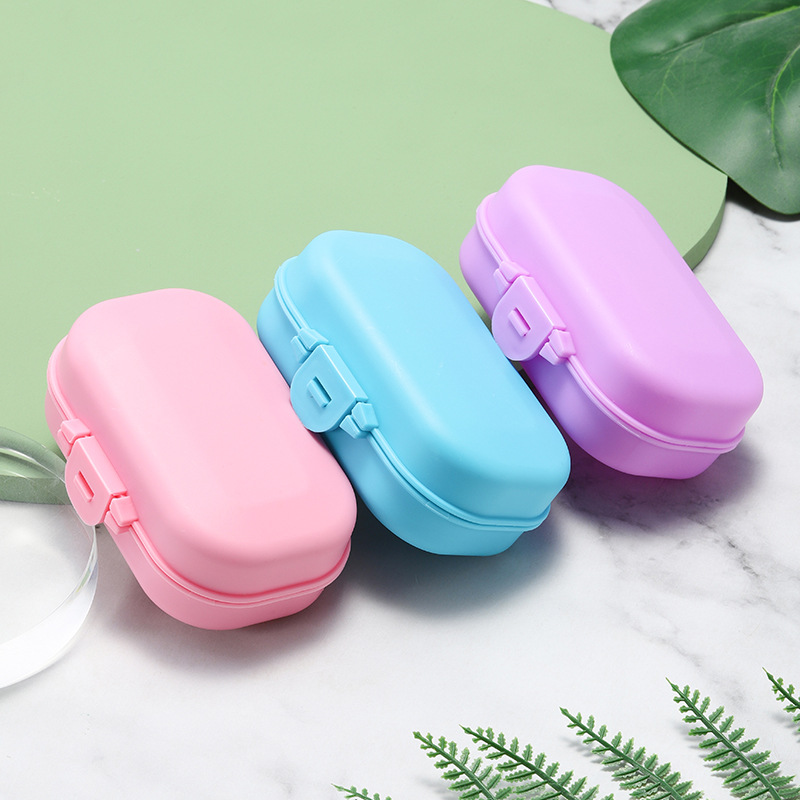 Fashion folding glasses box reading glasses myopia glasses plastic color box metal folding box simple glasses box wholesale