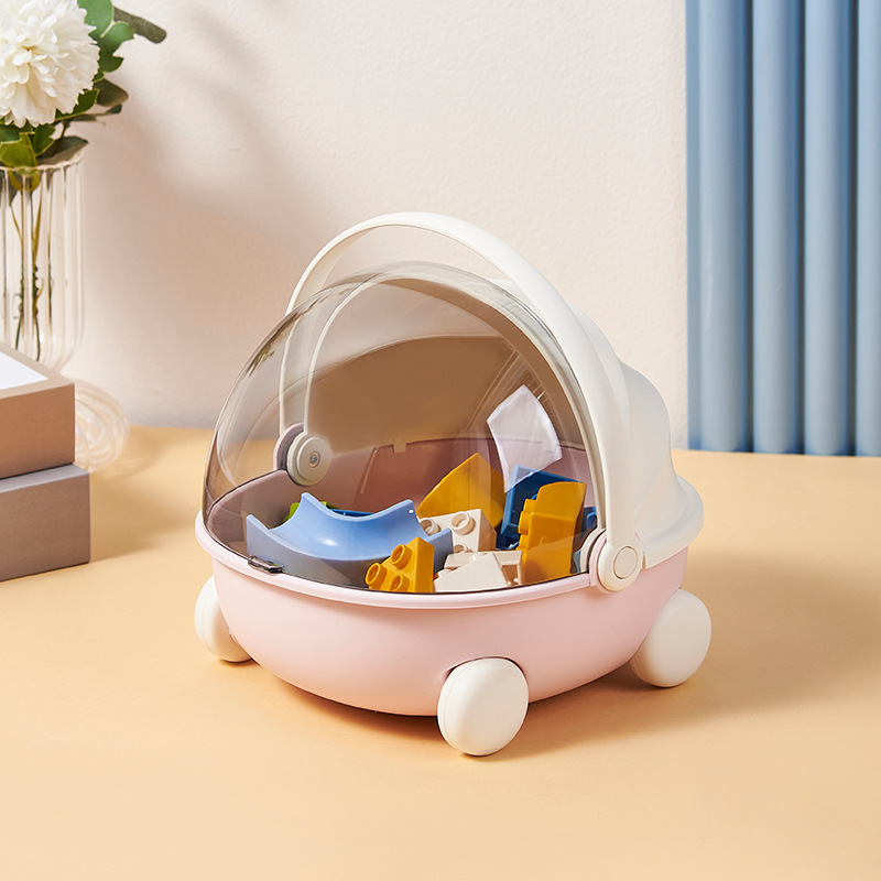 Cute Cradle Desktop Storage Box Dustproof Entrance Ornaments Key Storage Tray Sundries Snack Toy Storage Box