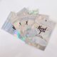 In stock thankyou laser packaging bag ziplock bag data cable Yin Yang bag plastic bag Rainbow Magic color jewelry bag