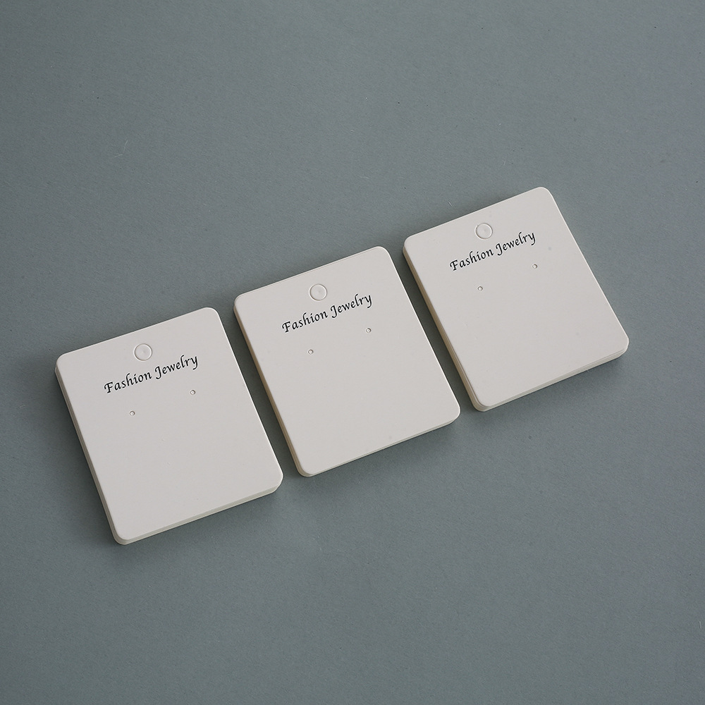 Popular PVC Jewelry Earrings Cardboard Earrings Card Printing Jewelry Card Jewelry Earrings Packaging Card in stock Wholesale