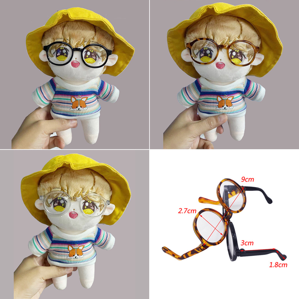 Labubu Labubu 20cmEXO cotton doll glasses 60cm3 BJD small doll salon tide brand
