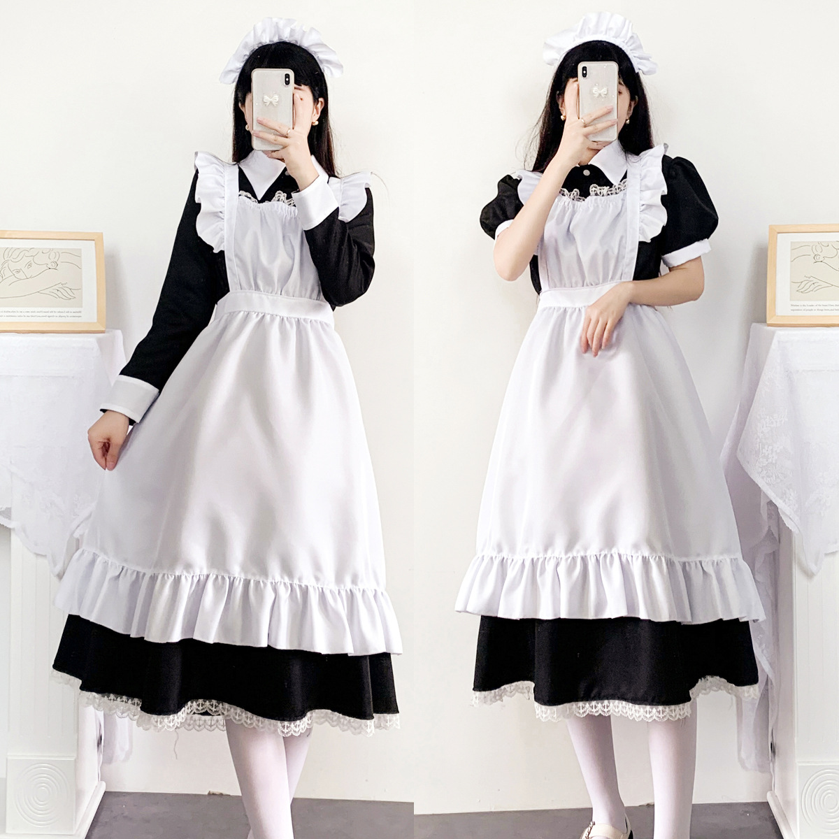 Traditional Maid Long Dress Maid Dress Maid Dress Puppet British Housekeeper cosplay Japanese Uniform Cute Dress