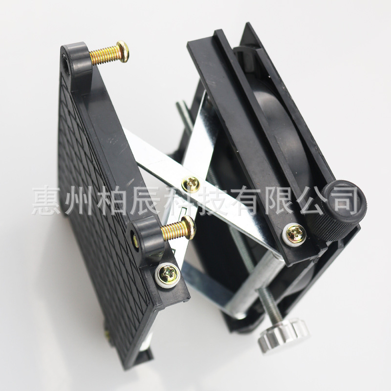Cross-border laboratory lifting platform small aluminum alloy hand-cranked ground automatic leveling rotary level lifting platform