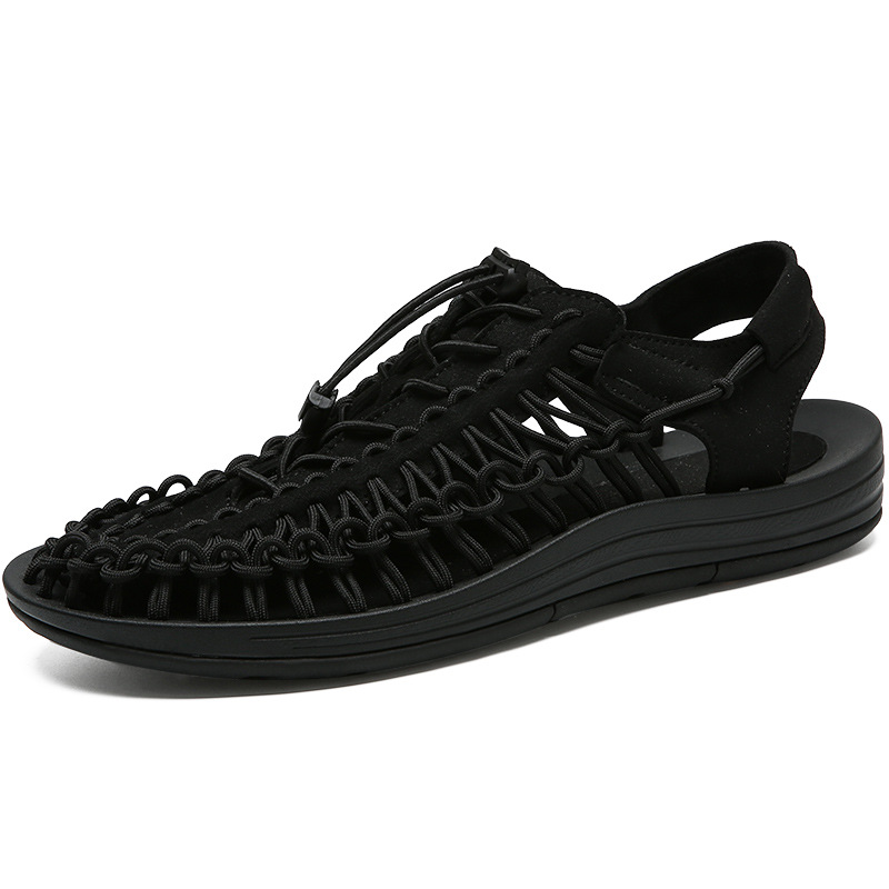 New Sandals Woven Sandals Men's Sandals Casual Beach Shoes Roman Sandals Tracing Shoes Outdoor Mountaineering Wading Shoes