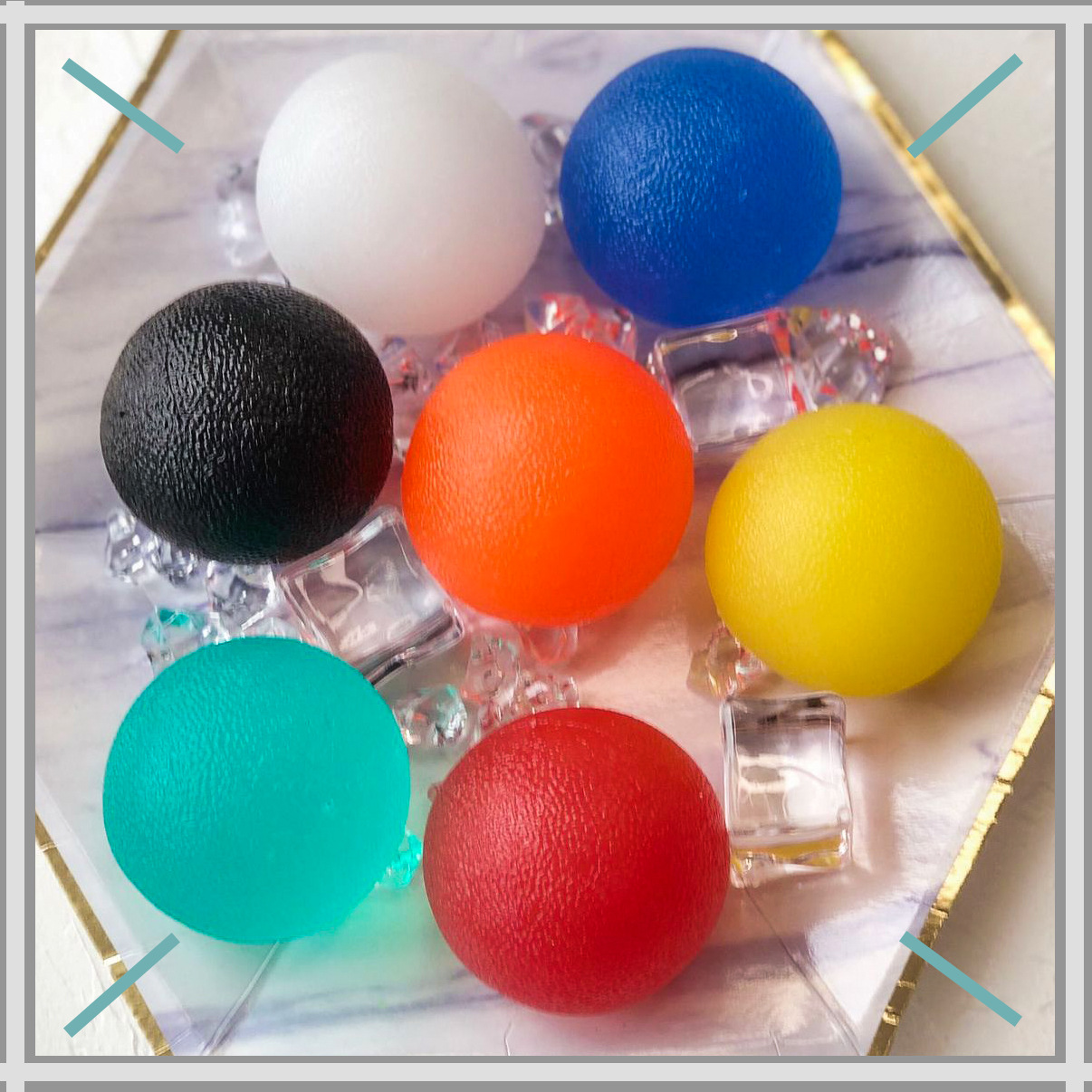 Rehabilitation Training Round Grip Ball Men's and Women's Silicone Finger Exercise Grip Equipment Hand Exercise Hand Force Play Hand Ball Spot