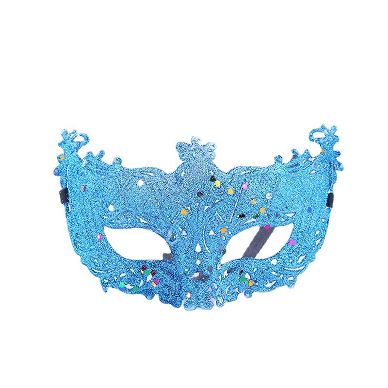 ハロウィーンクリスマス舞踏会カーニバル金粉抜きキツネプラスチック化粧マスク半顔ベニスマスク|undefined