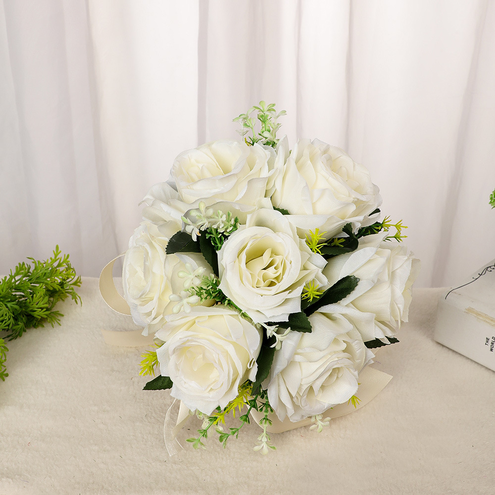 New Mori style bouquet Amazon foreign trade wedding supplies bride bouquet bridesmaid sisters group holding bouquet