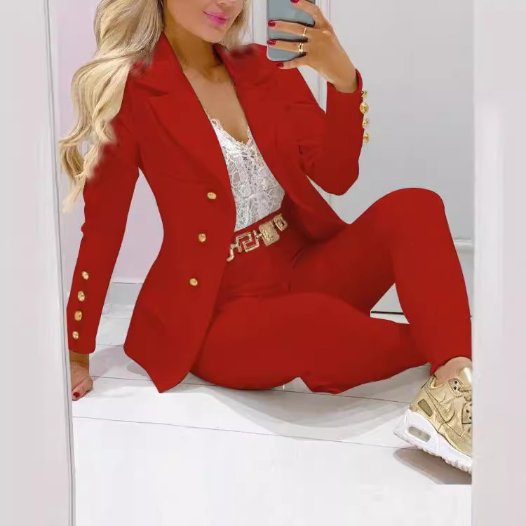 2024 New Casual Fashion Small Suit Suit Women's Clothing