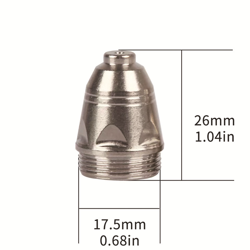 P80 plasma cutting gun electrode nozzle LGK100 cutting nozzle 1.5 P80 plasma cutting gun nozzle 45PCs
