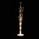 White round bottom-luminous table floating (splicing)-warm white lamp