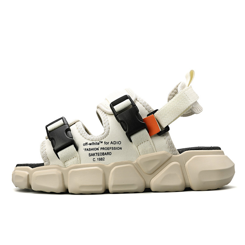 Summer new 2023 men's sandals outdoor sandals breathable wear-resistant fashion all-match beach shoes large factory cross-border wholesale