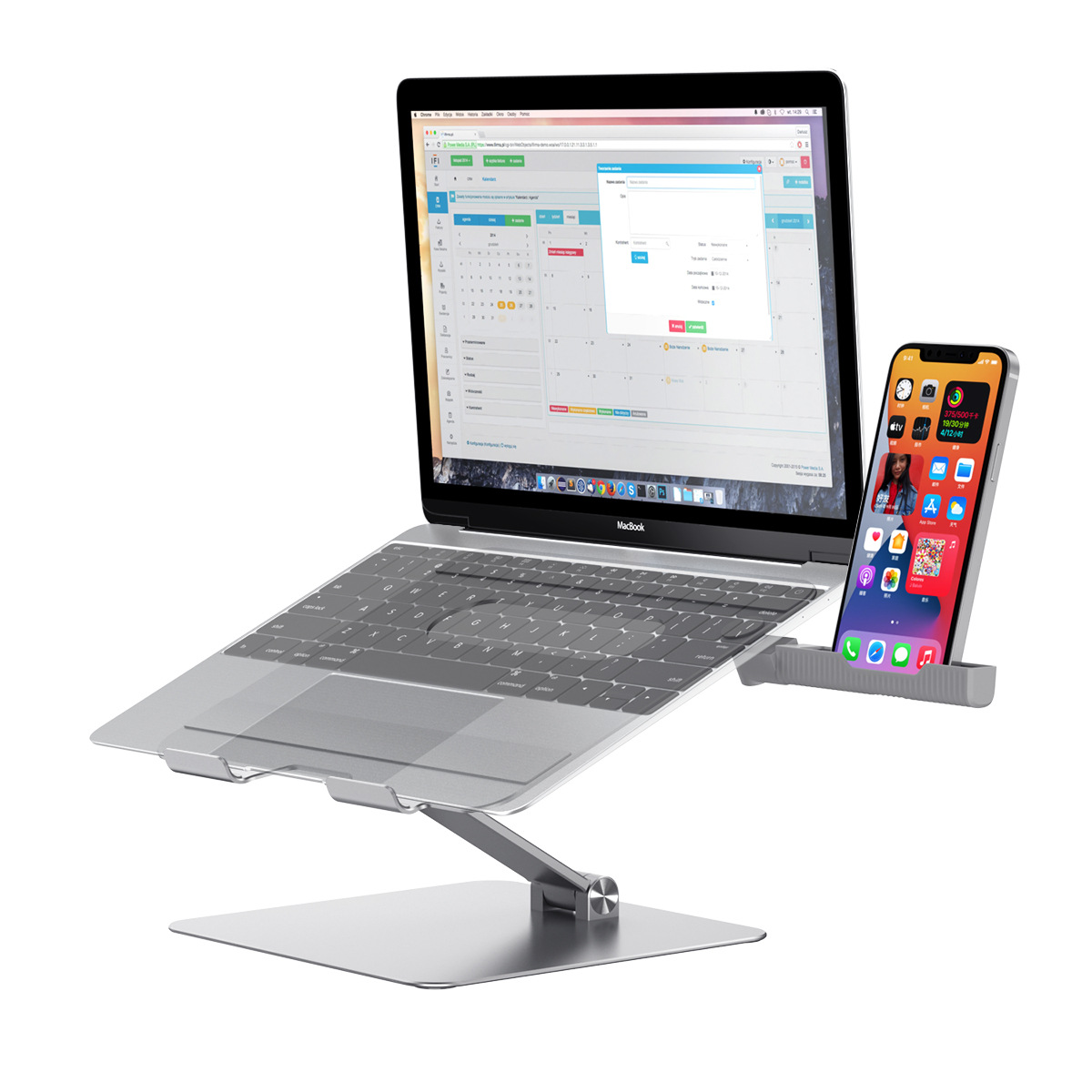 New Lazy Laptop Stand Tablet Desktop Stand Heat Dissipation Lifting Folding Aluminum Alloy Factory Spot