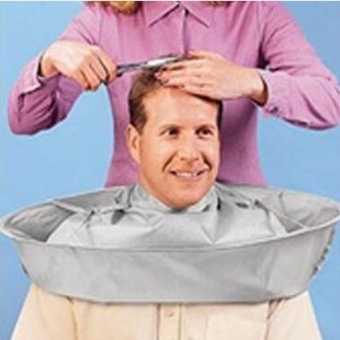 Yiwu in stock Adult Medium Hair Cloth Foldable Hair Cutting Cloth Anti-Broken Hair Three-Dimensional Cloak Cloth