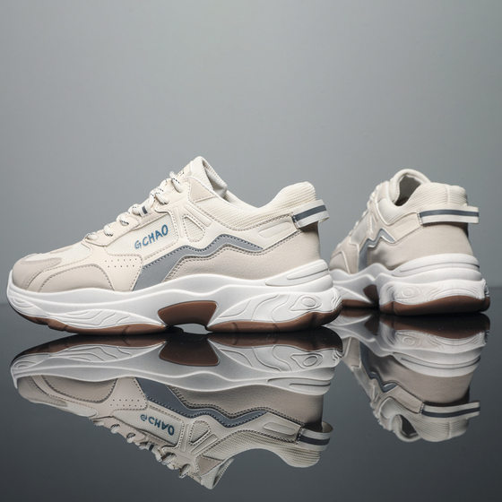 Men's Shoes Spring Breathable 2024 New Fashionable All-match Deodorant Thin Mesh Sports Casual Small White Sneakers Trendy Shoes