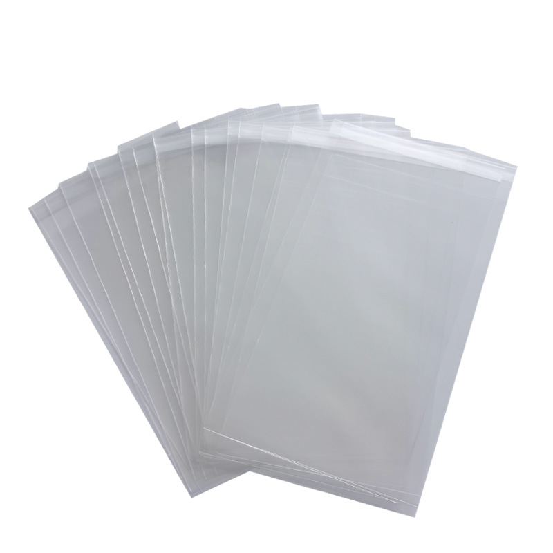 Spot opp self-adhesive bag transparent thick flat gift packaging bag wholesale pp bag self-adhesive plastic sealing bag