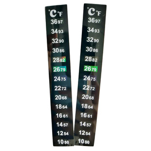 Supply a variety of liquid crystal fish tank temperature stickers temperature discoloration water temperature temperature measurement stickers aquarium water temperature measurement temperature stickers