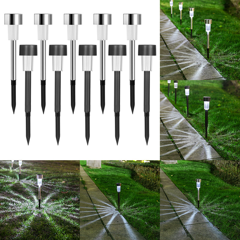 Solar lawn lamp insert lamp outdoor waterproof yard decoration balcony garden layout garden lamp small street lamp