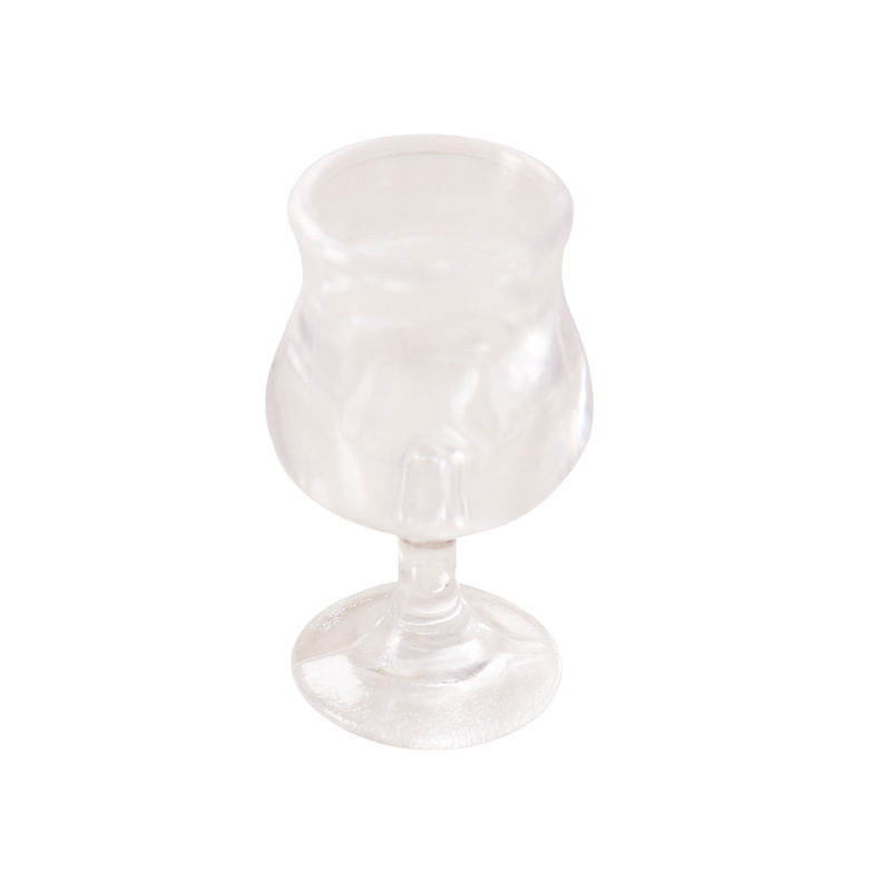 Miniature model red wine cup milk tea cup goblet plastic cup 1:6 ob11 doll house dollhouse