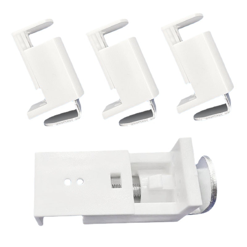 Factory direct supply folding curtain bracket iron hook head can be installed code nail-free adjustable hook iron code bracket