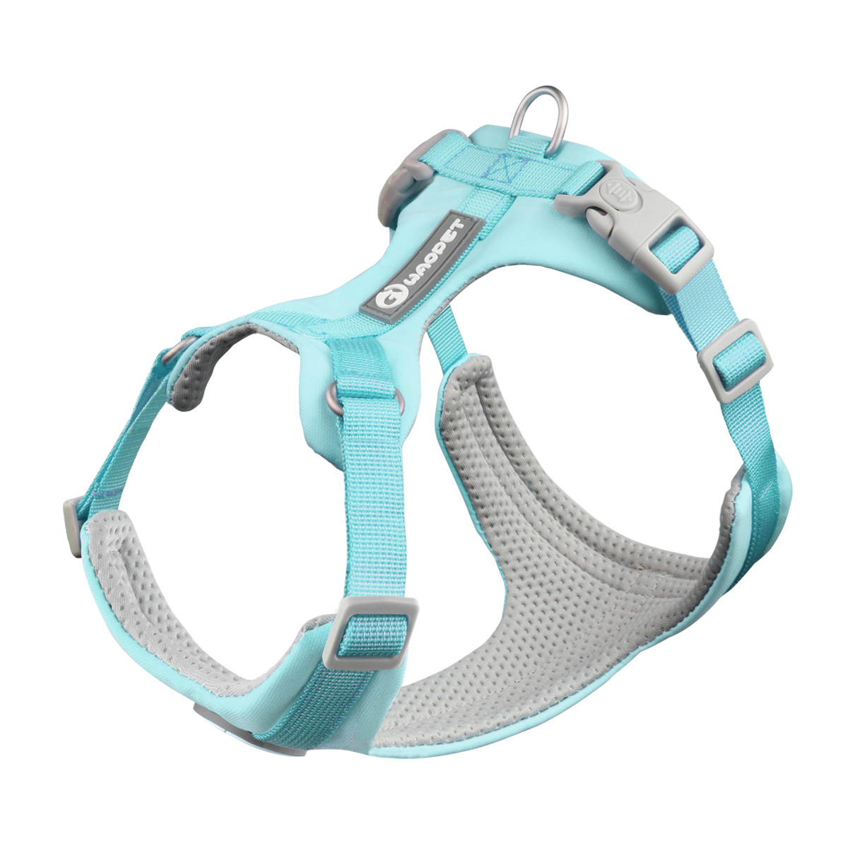 WAOPET New Arrival No Edge Chest Strap Macaron Dog Rope Puppy Collar Traction Rope Cloth Pet Supplies