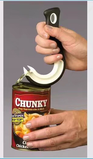 Easy Pull Can Opener hook Can Opener plastic cola Can Pull ring bottle Opener tool