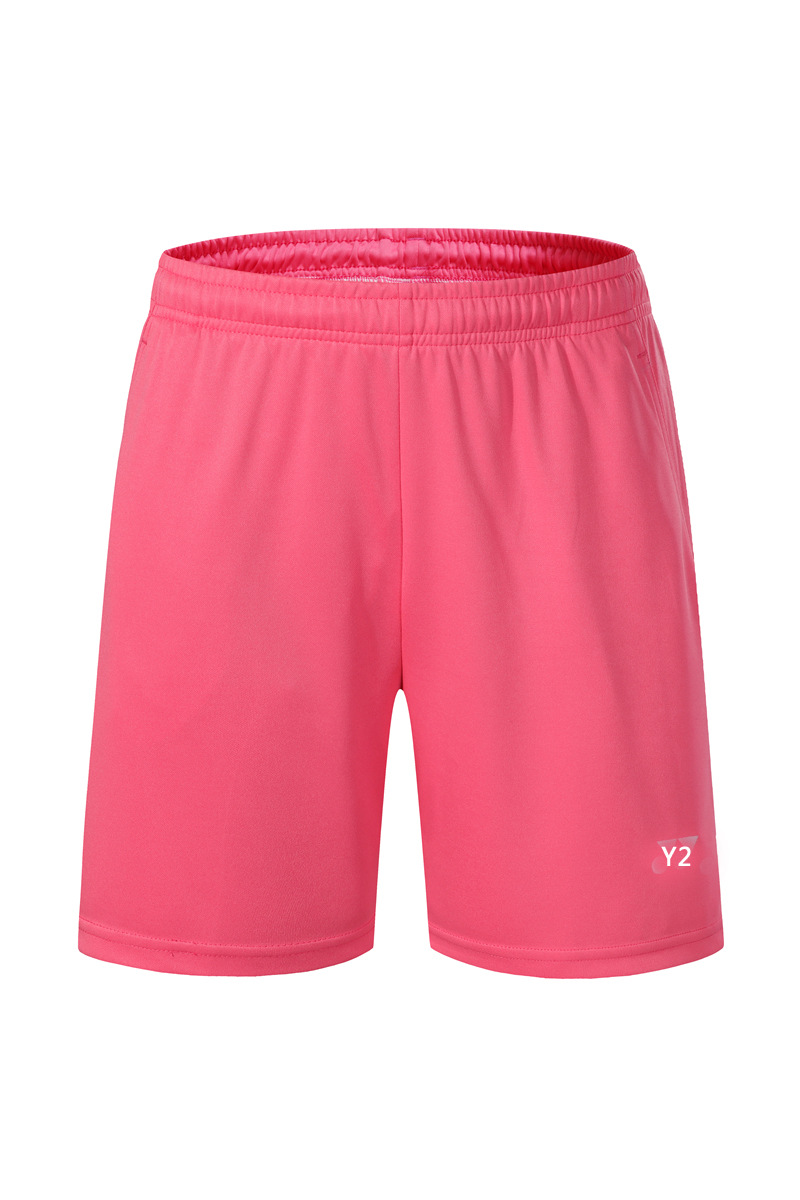 New Badminton Clothing Shorts Men's and Women's Sports Pants Universal Quick-drying Breathable Running Training Shorts Solid Color 92002