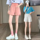 Sports Shorts Women's Summer Women's Casual Loose Wide Leg Pants High Waist Slimming A- line Sweet Three-point Hot Pants