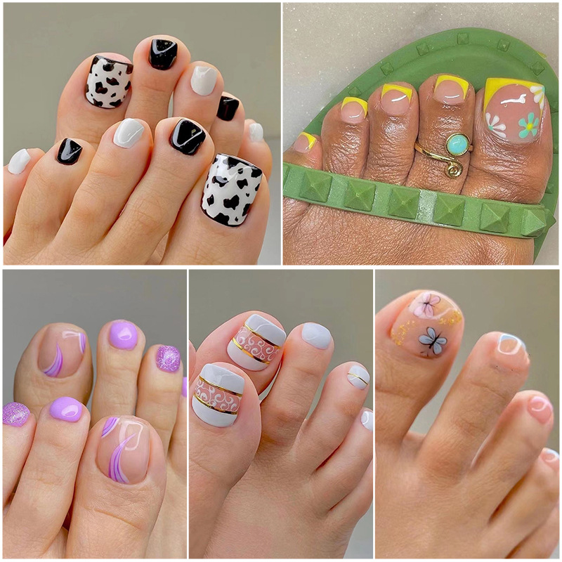 Wear nail nail nail patch wholesale collection nail removable cross-border fake nails false nails