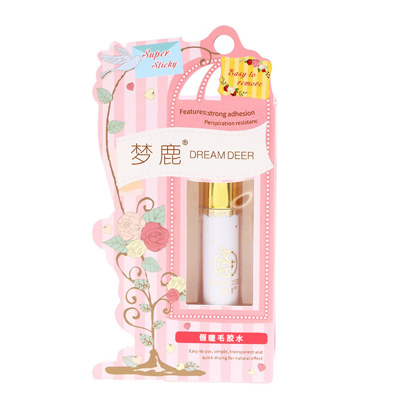 Menglu false eyelashes glue double eyelid stickers dual-use super sticky, mild and sweat-proof, easy to remove and freeze-proof 0 degrees can be shot