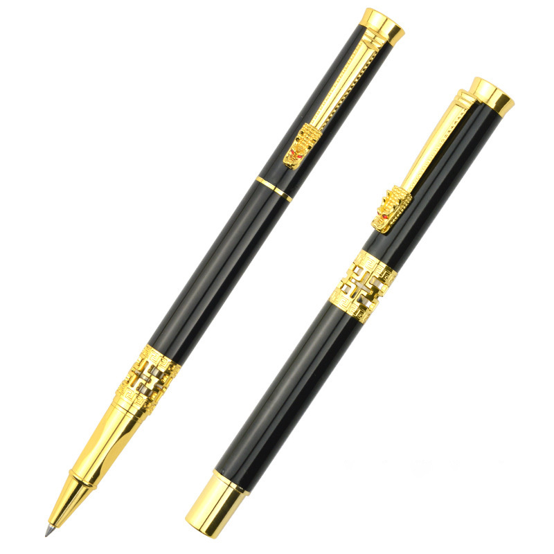 Metal faucet sign pen LOGO design creative gel pen advertising meeting ball pen gift pen business gifts