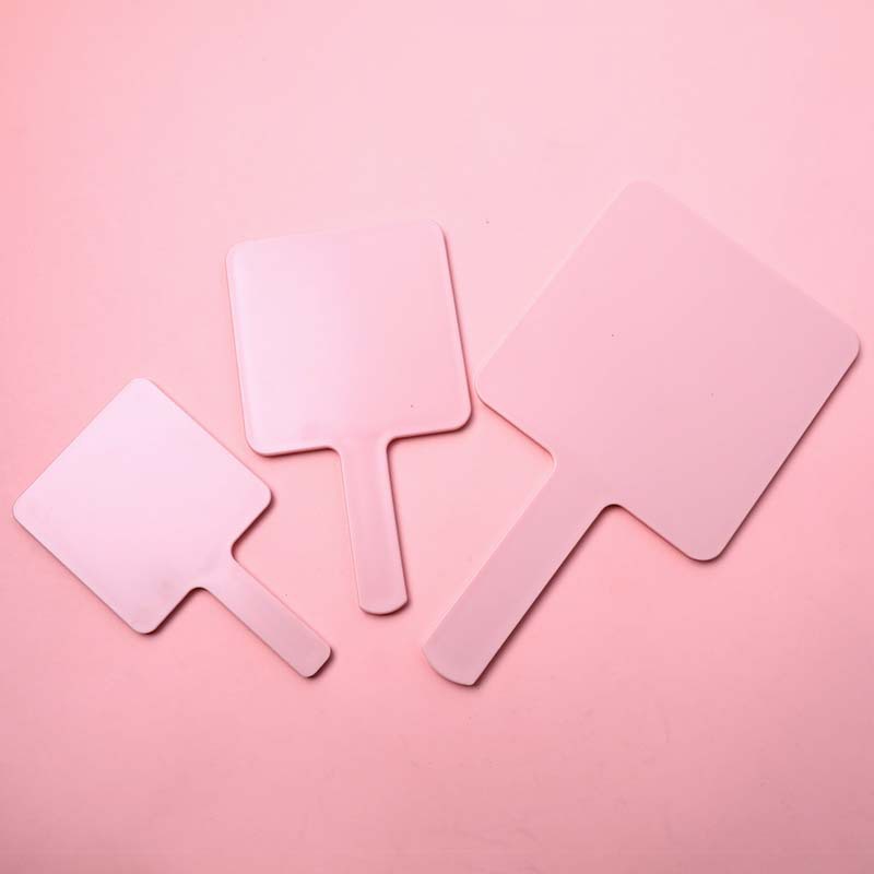 E-Commerce for Mirror Shake Voice Live Welfare Handheld Handle Makeup Mirror Square Dressing Mirror Love Mirror