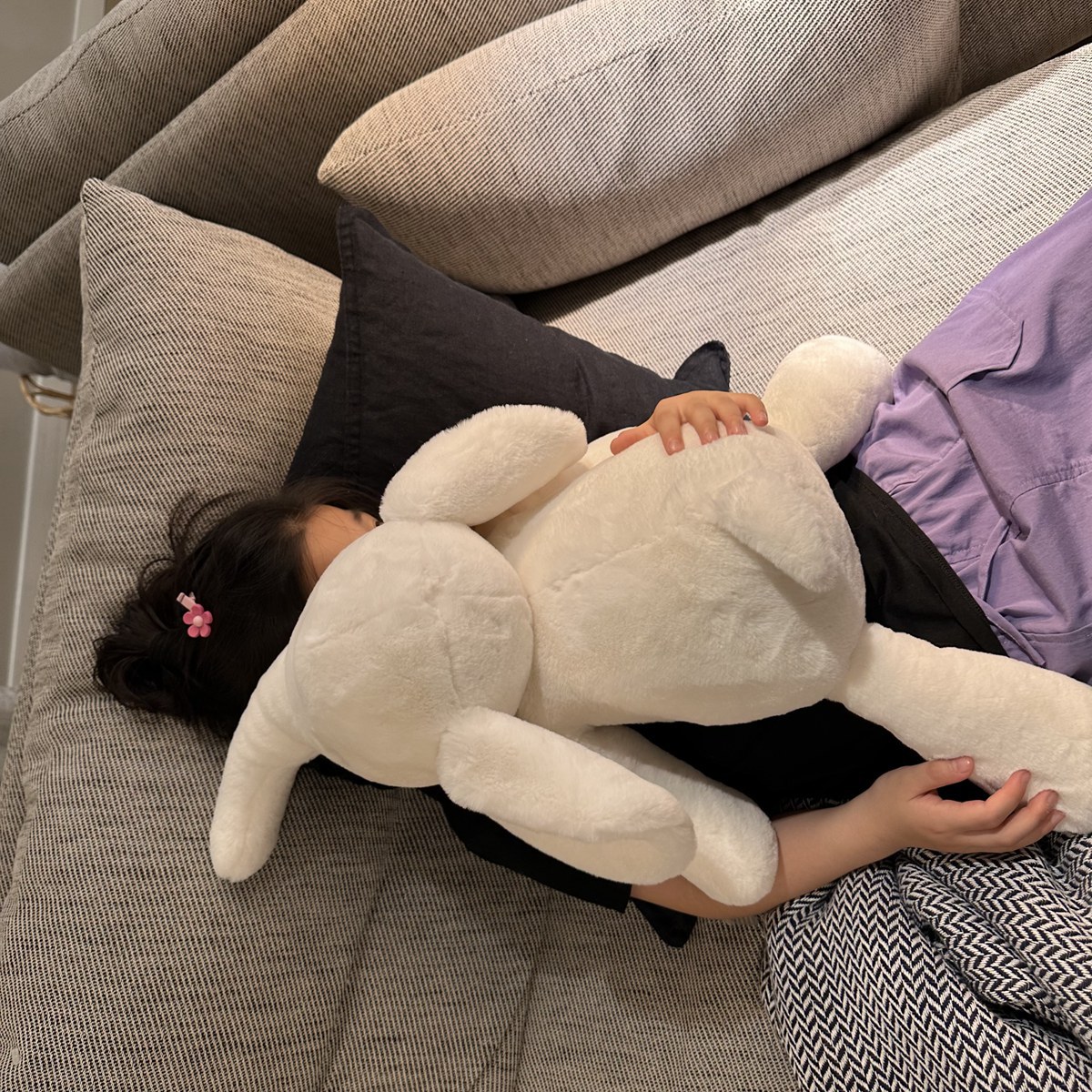 Nordic style soft elephant doll Ragdoll soothing elephant doll children's accompanying toy baby gift