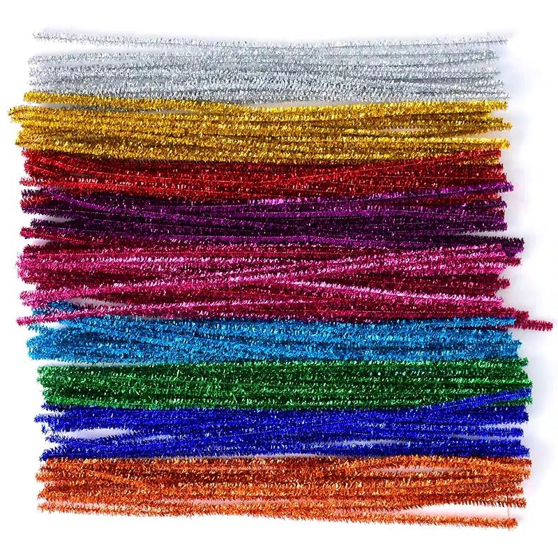 Wool Twist Rod Kindergarten Wool Creative Production Material Educational Toys Wool Wool Wool Wool Wool Colorant 100 Root