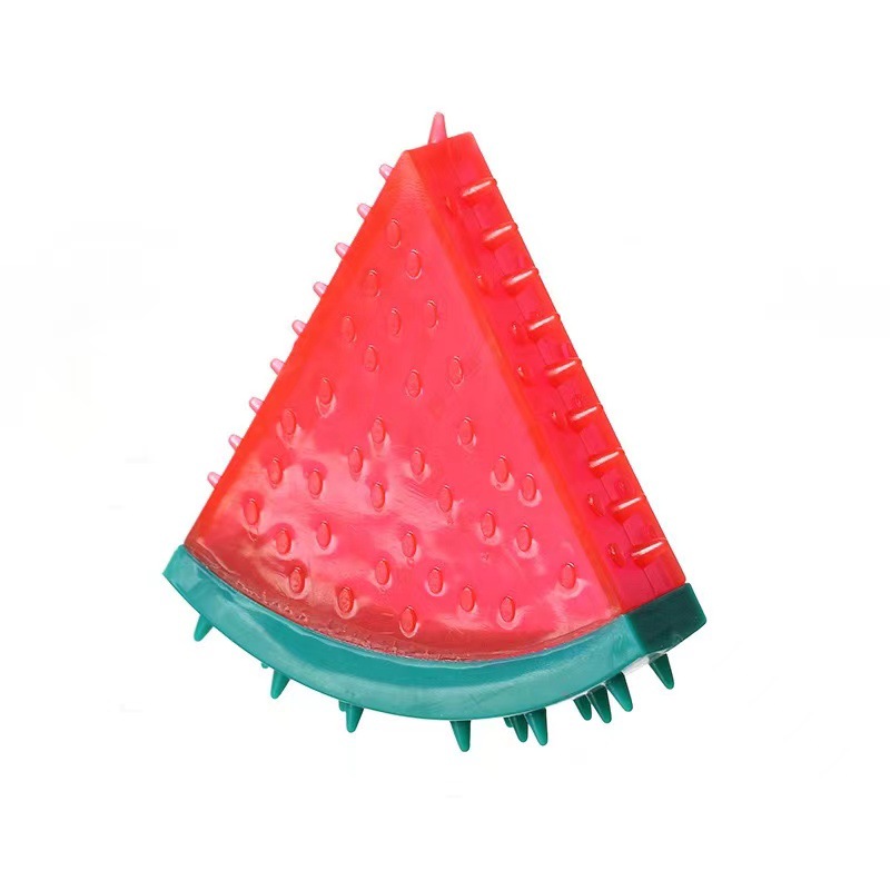 Pet Toy TPR fruit and vegetable sound-making teether bite-resistant interactive training relieving stuffy dog sound-making dog toy wholesale
