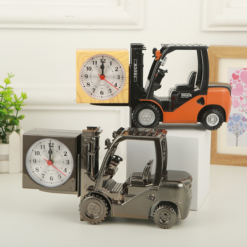 Forklift alarm clock alarm clock alarm clock fashion personality creative alarm clock student bedside clock home alarm clock