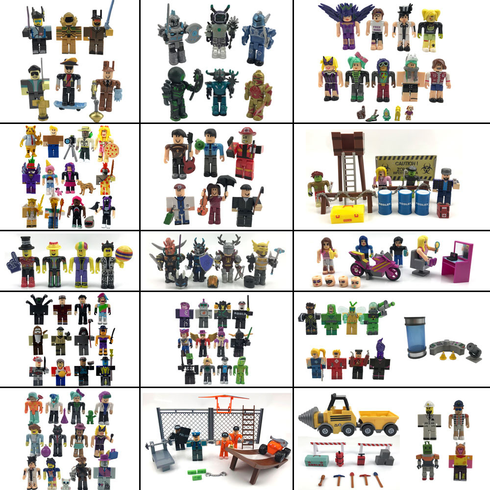 6-9cm virtual world roblox doll figure hand model full series 21 large Collection boxed