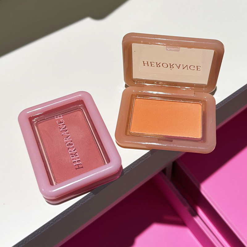 HERORANGE ~ 12 color eyeshadow plate matte fine flash highlight natural repair brightening light color blush female