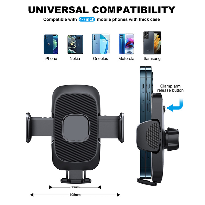 Car mobile phone bracket sucker multi-function car windshield navigation center console source factory foreign trade special supply