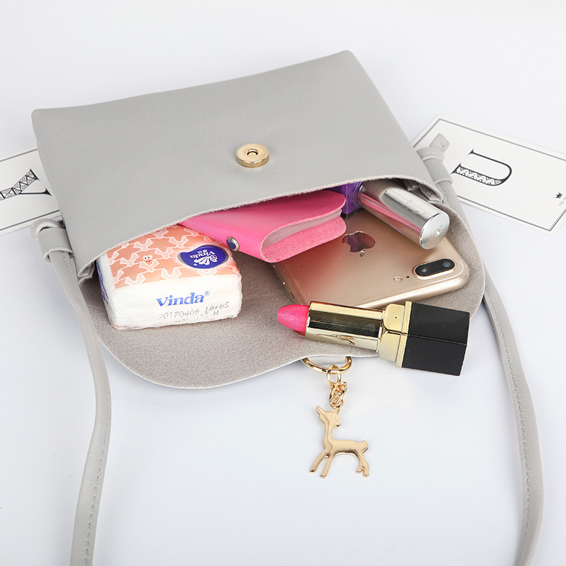 Small bag wholesale 2022 summer new deer mobile phone bag mini cute small square bag casual coin purse shoulder bag