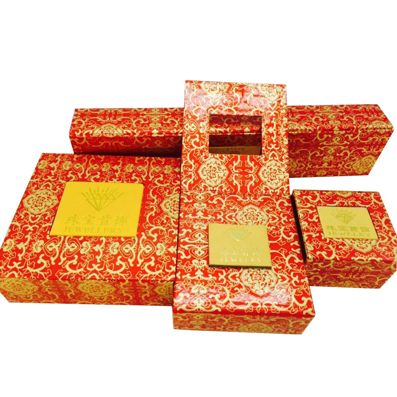 Wholesale jewelry box factory direct packaging bracelet pendant necklace ring box Wholesale gift packaging