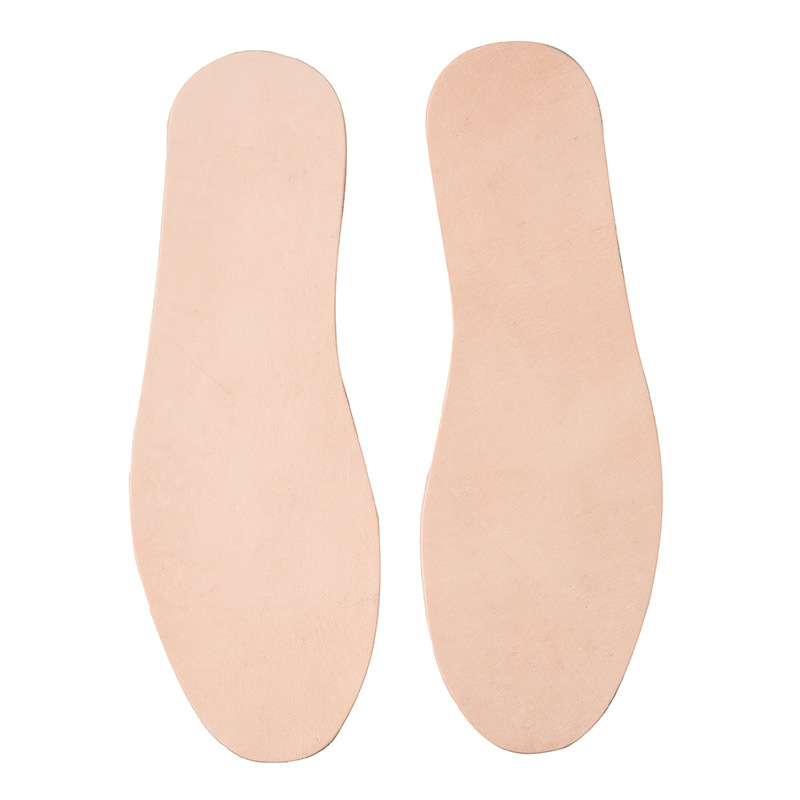2.5mm first layer yellow leather insole men's and women's leather breathable sweat-absorbent deodorant soft comfortable casual leather insole