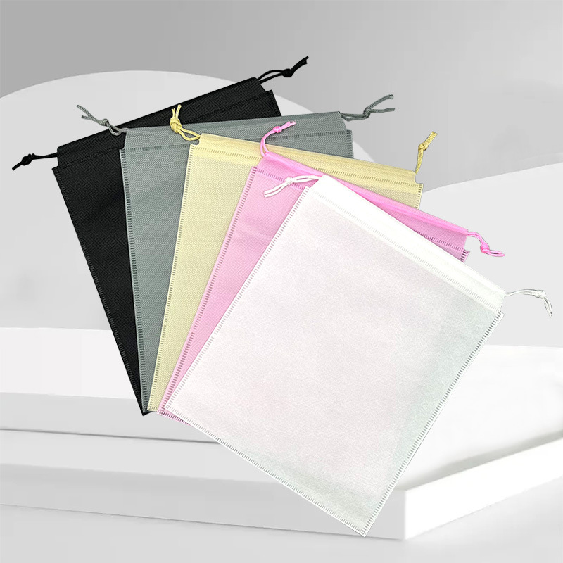 Spot Non-woven Drawstring Bag Clothes Toy Dustproof Storage Bag Blank Shoes Backpack Packaging Bag