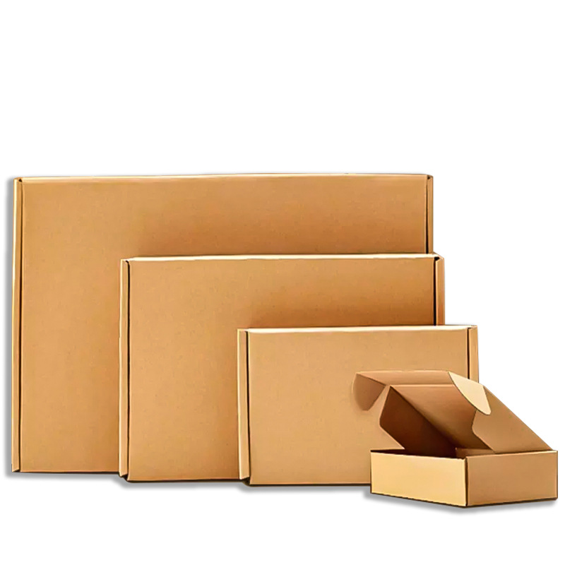 Shenzhen carton factory spot T1-T13 three-layer reinforced aircraft box clothing express box kraft carton wholesale